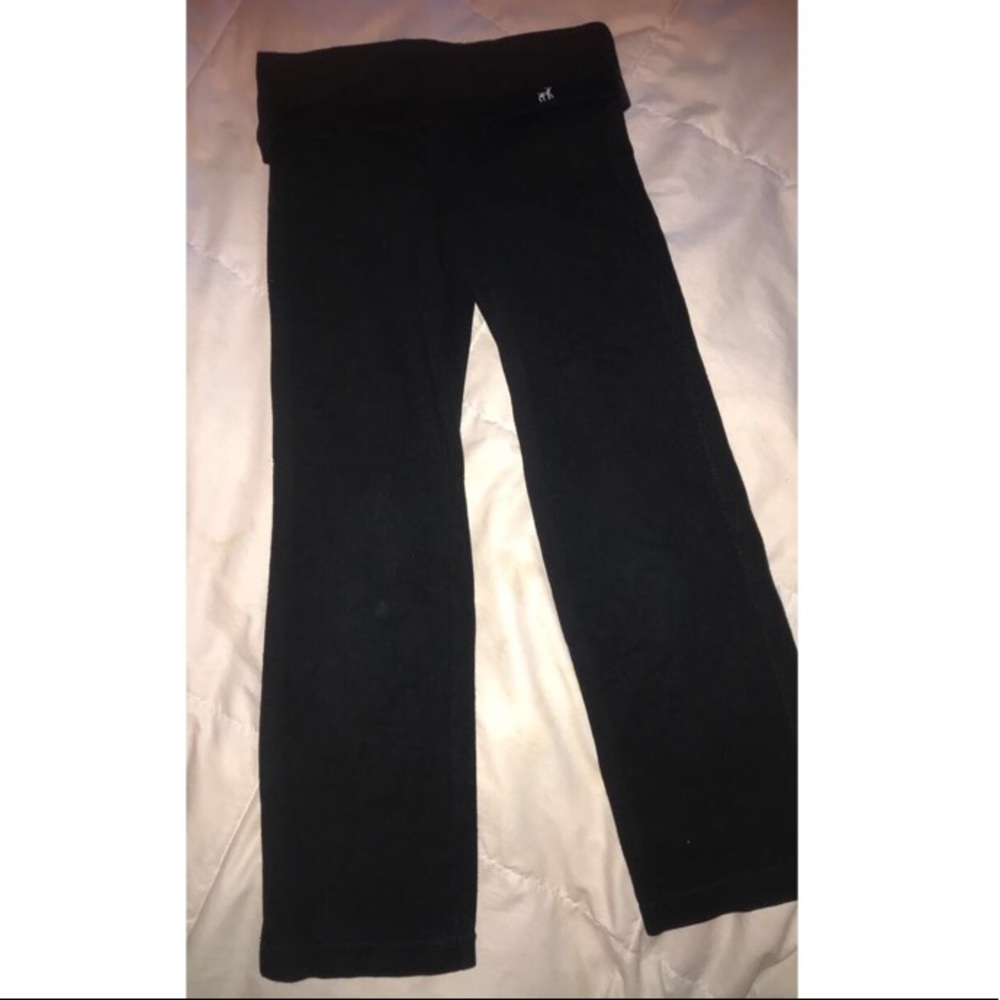 Girls Black Yoga Leggings